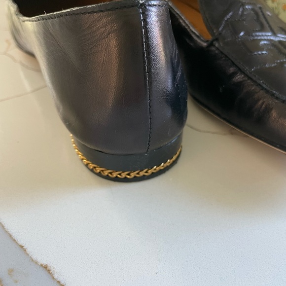 Tory Burch Black Leather Loafers - Picture 5 of 16